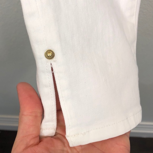 Frame Le Skinny De Jeanne Crop White Sz 30 - Picture 9 of 14